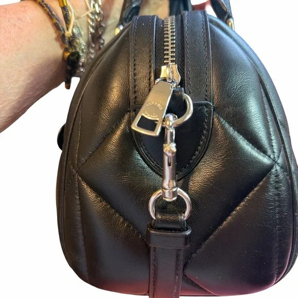 Coach Rowan Black Nappa Leather Quilted - Picture 4 of 10